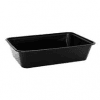Office Suppliers Perth Black Rectangular Plastic Take Away Containers