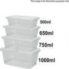 Office Suppliers Perth Rectangular Plastic Take Away Containers
