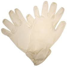 Window-Cleaning-Supplies Vinyl Gloves Clear Powder Free